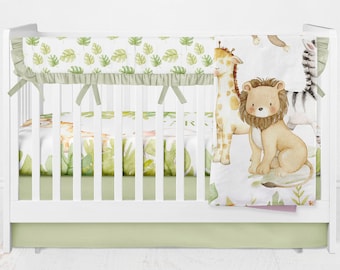 safari cot bedding