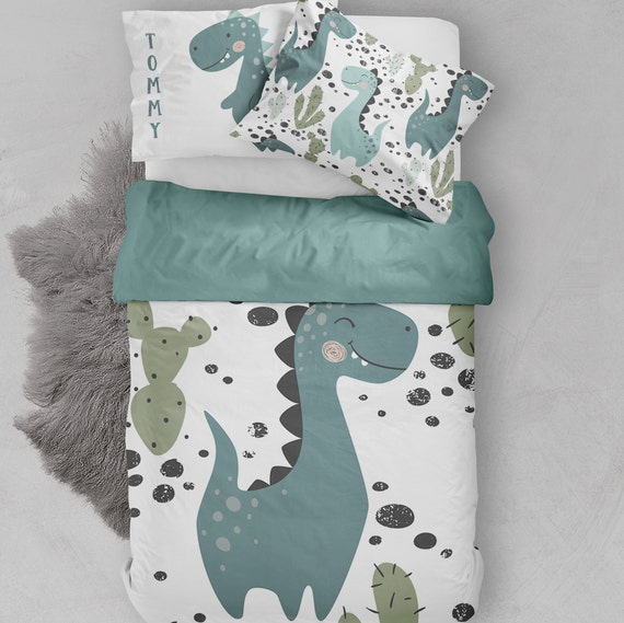 Dinosaur twin bedding twin boy dino bedding toddler crib Etsy