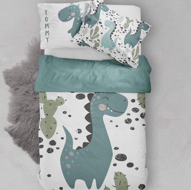 Dinosaur twin bedding twin boy dino bedding toddler crib Etsy