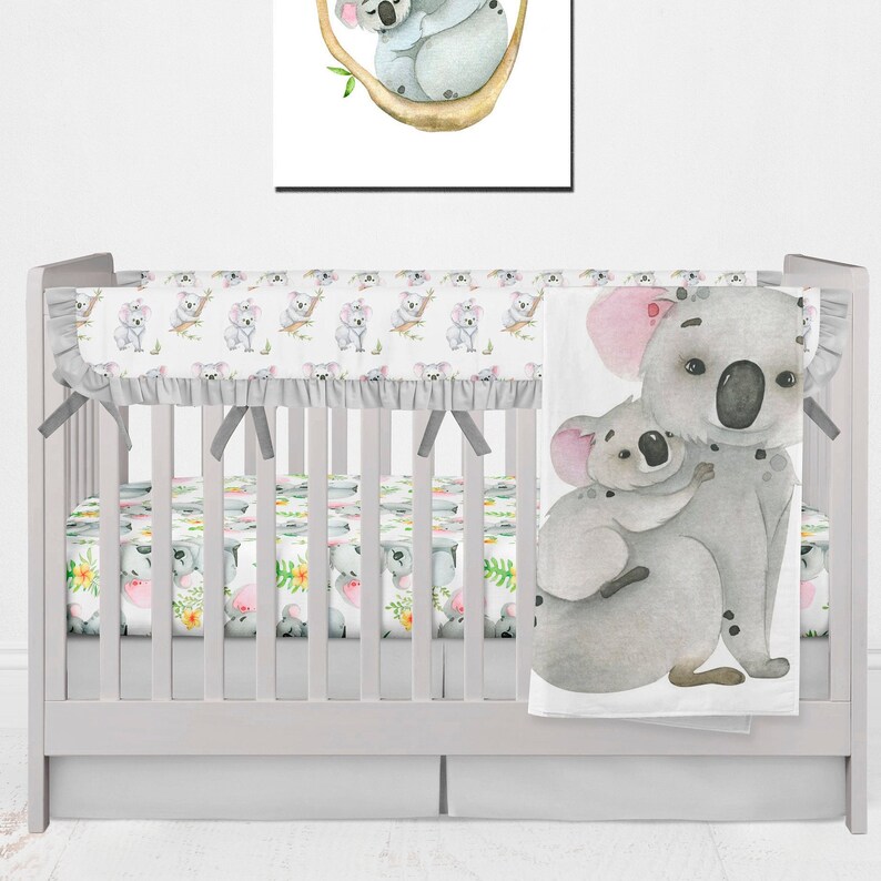 Koala bear crib bedding nursery room koala crib bedding Etsy