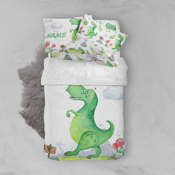 Dinosaur Twin Bedding Twin Boy Dino Bedding Toddler Crib Etsy