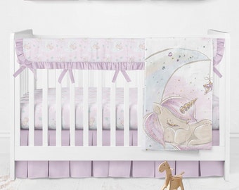 unicorn cot bed bedding set