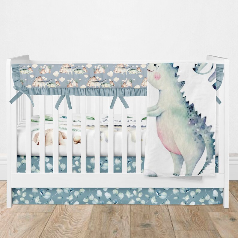 Dinosaur Crib Bedding Dinosaur Toddler Bedding Dinosaur Crib Etsy