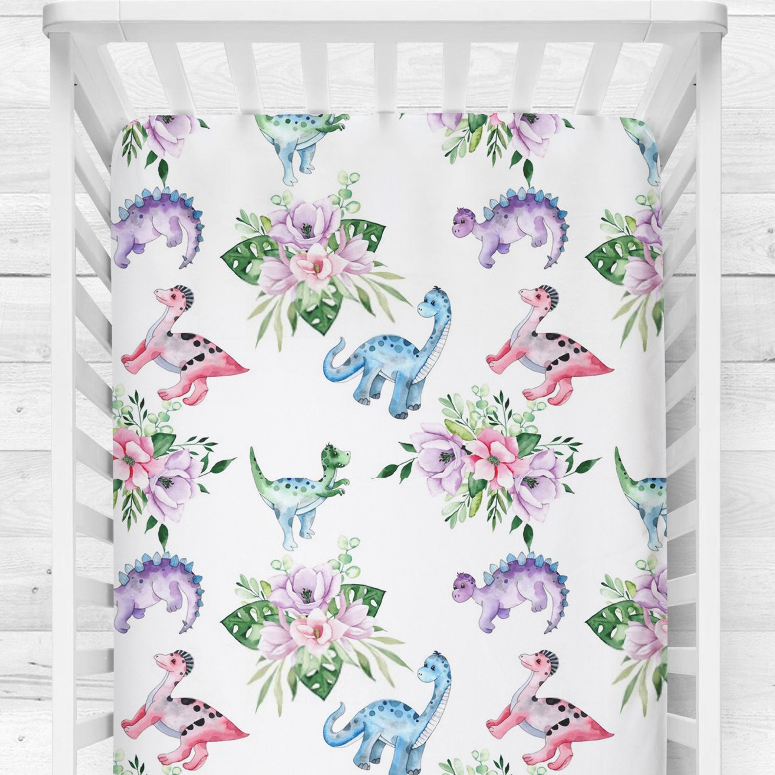 Dinosaur nursery crib bedding set dinosaur baby blanket dino Etsy