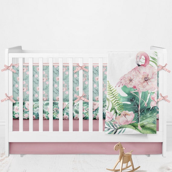 flamingo cot set