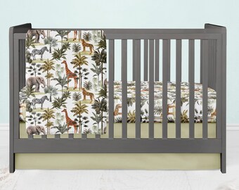 zoo cot bedding