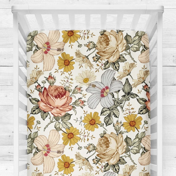 flower crib sheets