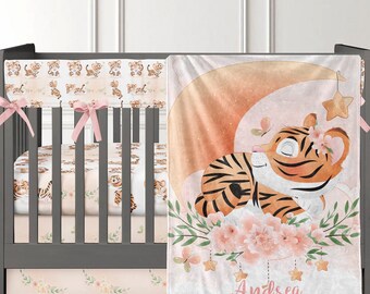 tiger crib bedding
