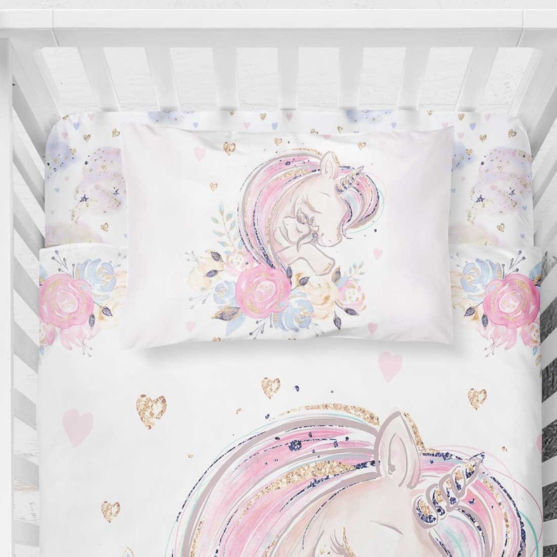 unicorn baby sheets