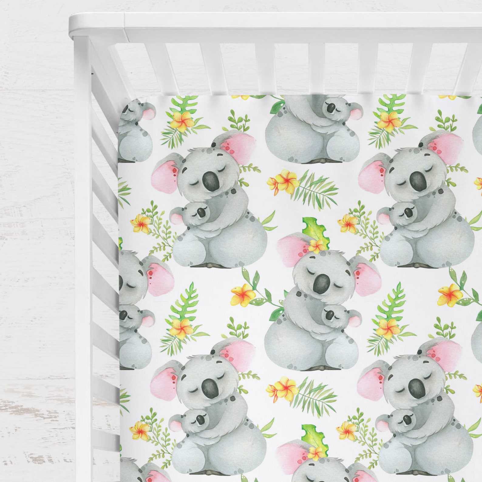 Koala bear crib bedding nursery room koala crib bedding Etsy