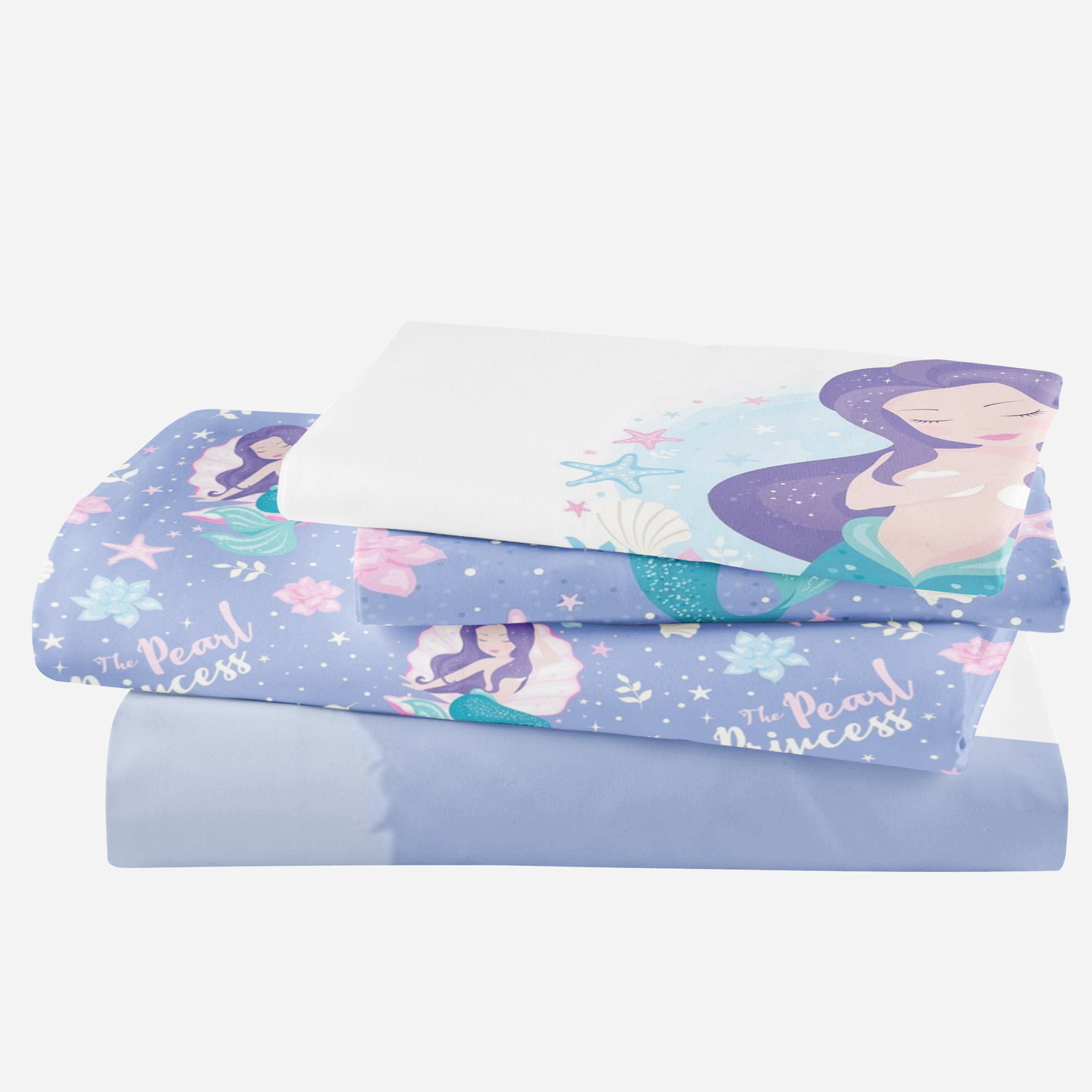 Mermaid bedding set Twin size twin size sheet floral Etsy