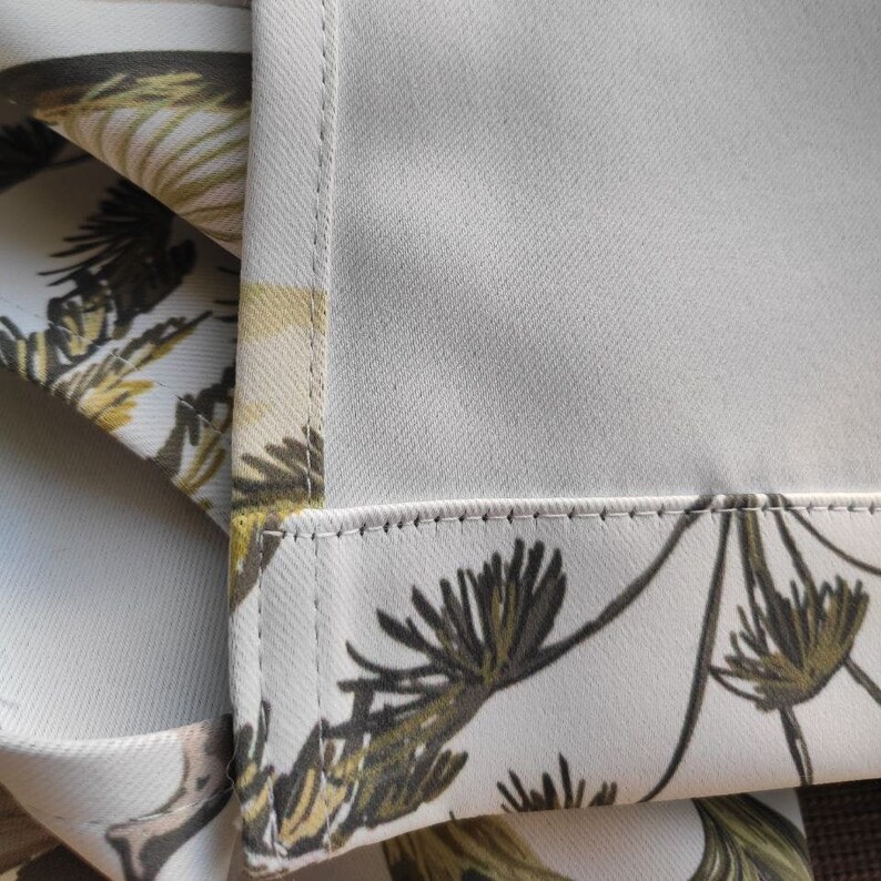 Curtains safari animal tropical animal curtain blackout Etsy