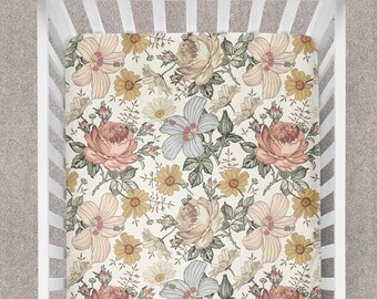 floral bassinet sheets