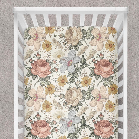 floral crib sheets canada