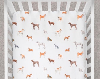 paw print crib sheets