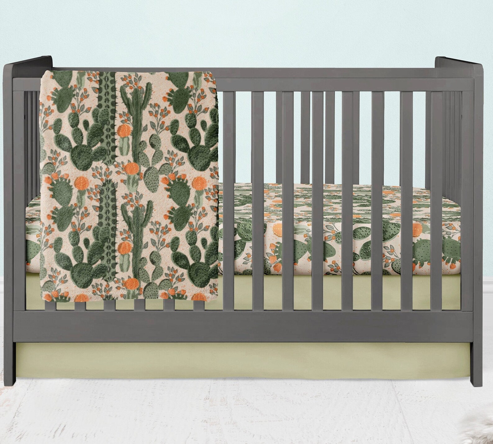 Vintage pattern desert Crib sheets crib blanket cactus Etsy