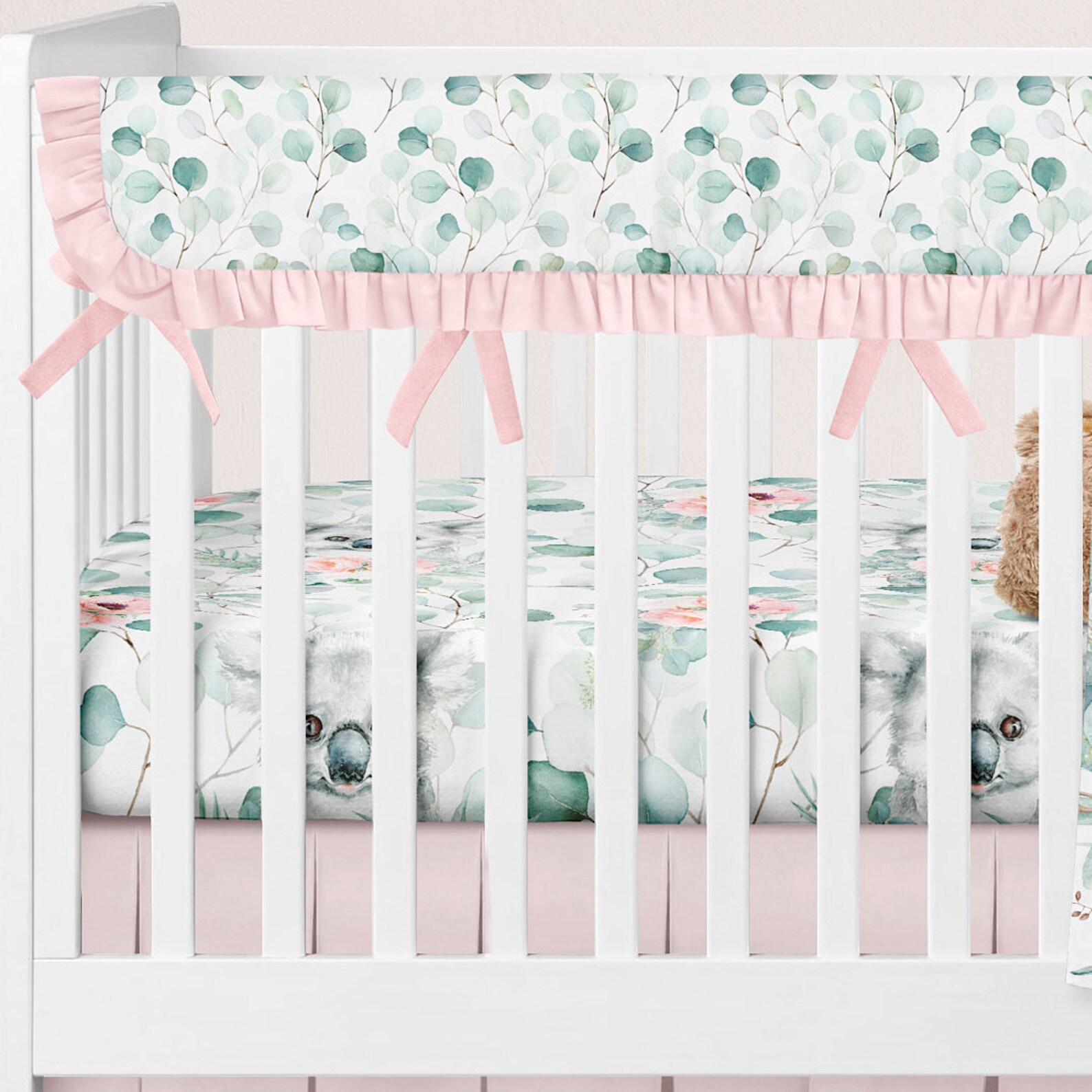 Koala bear baby bedding girl crib bedding nursery room koala Etsy