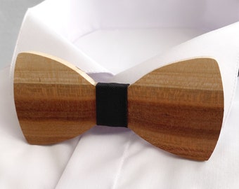 Wooden bow tie Wood gifts for men 5 year anniversary