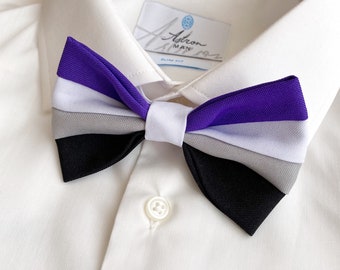 Asexual pride Same sex wedding, Ace Wedding bow tie for men