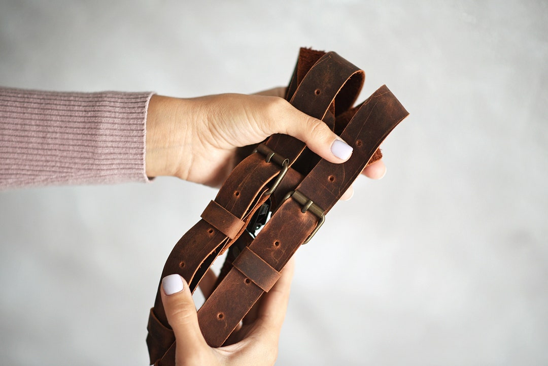 mens black bow tie and suspenders