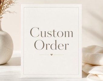 Pedido personalizado