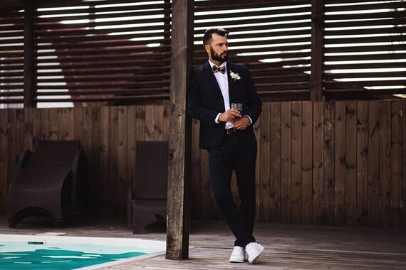 Wedding Custom Bow Ties for Men Wooden Bow Tie Groomsmen