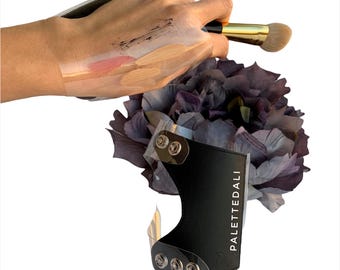 paleta de maquillaje con puño / paleta de maquillaje con guante / brocha de maquillaje / paleta de maquillaje
