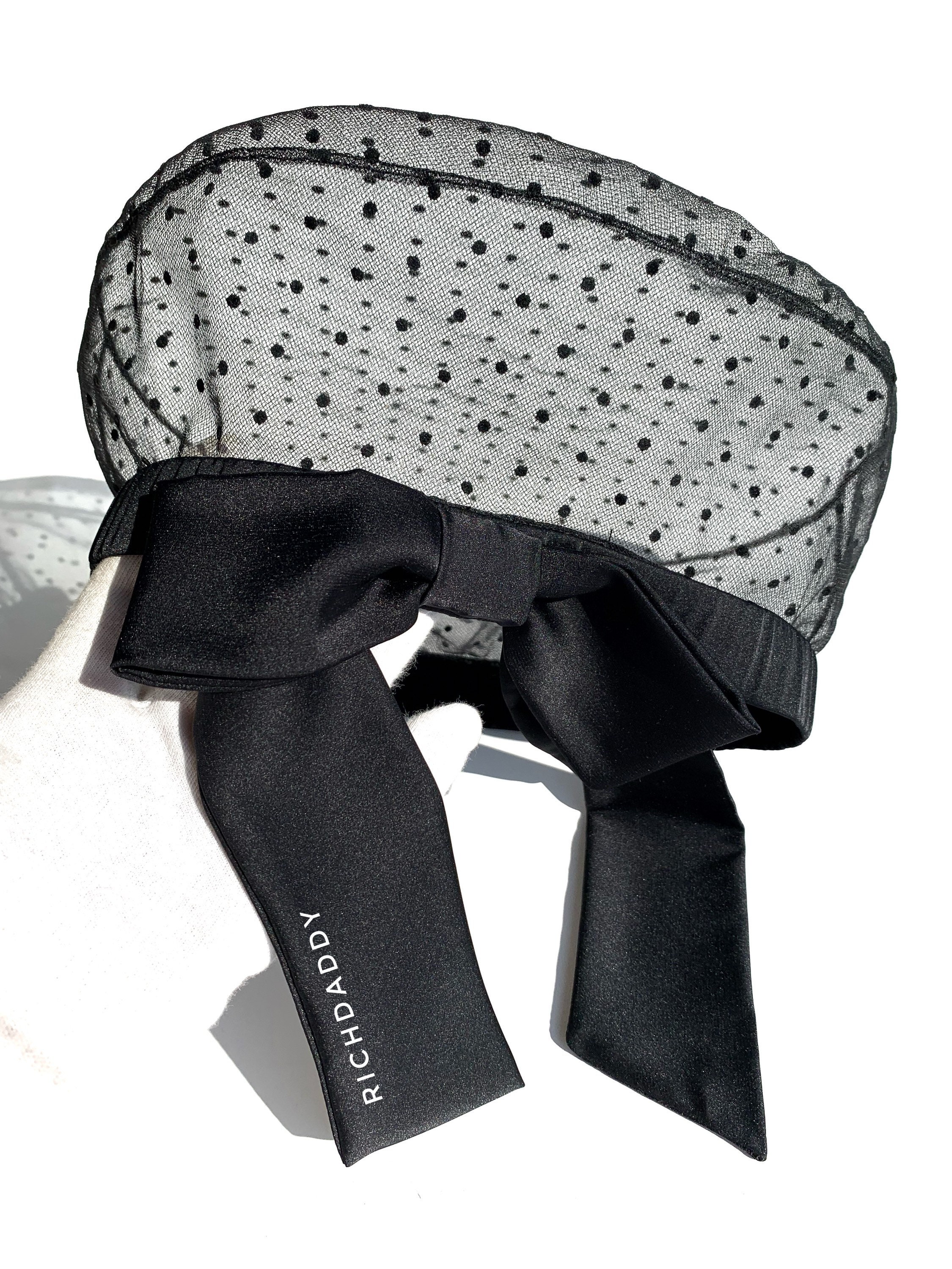 Black summer Lace Beret with bow/Womens beret/designer beret Etsy