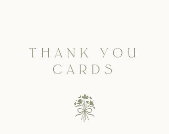 Bridal Shower Thank You Notes
