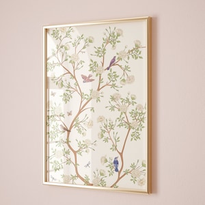Pretty Pearl Chinoiserie Grandmillenial Wall Decor | Set of 2 | Instant Digital Download