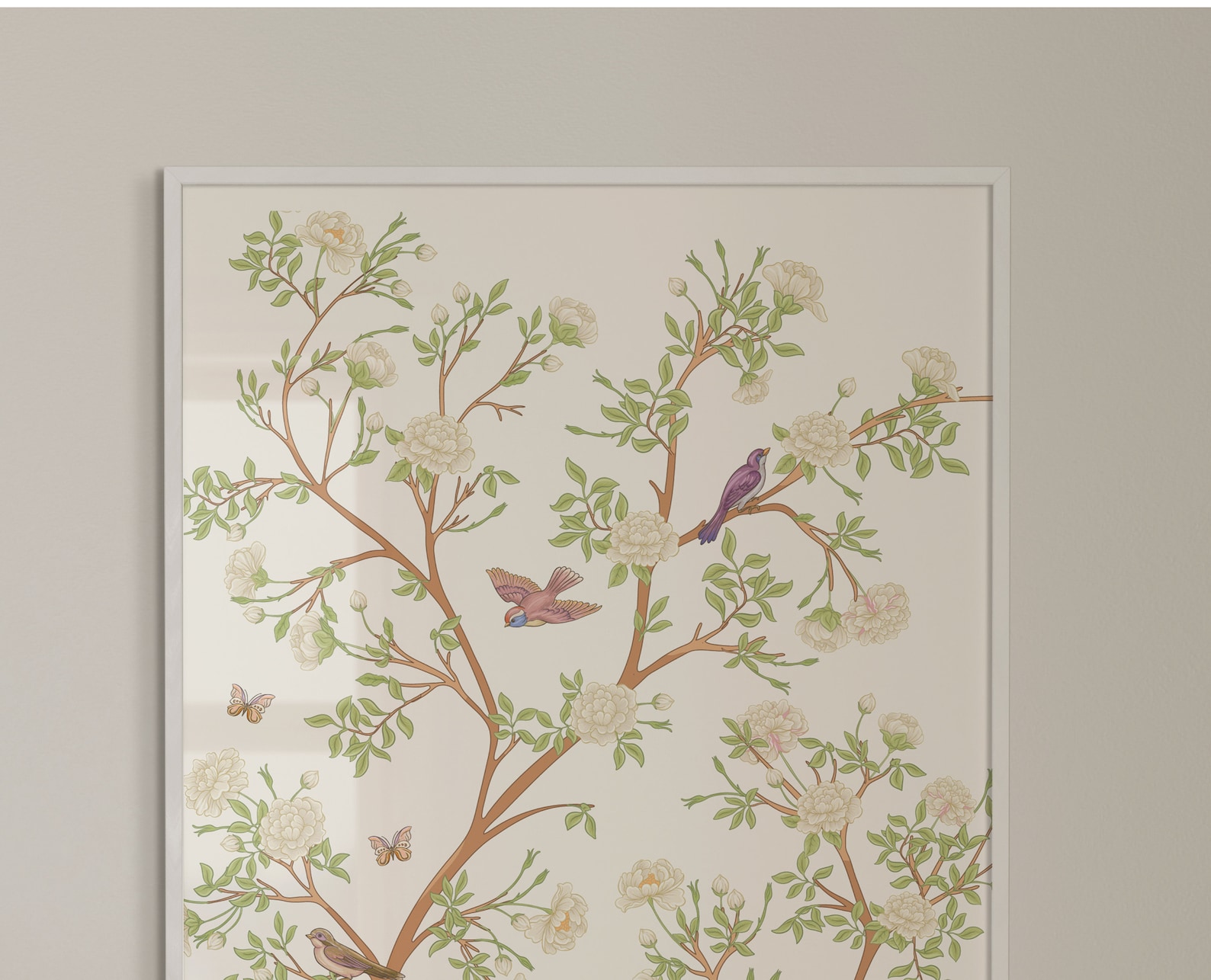 Pretty Pearl Chinoiserie Grandmillenial Wall Decor Set of 2 Instant ...