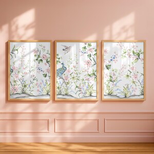 Classic Chinoiserie Printable Art Prints | Multiple Sizes | Grandmillenial Decor | Instant Digital Download image 2