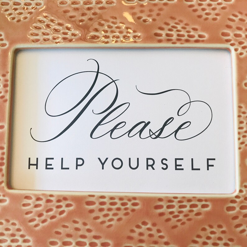 Please Help Yourself Sign Printable Instant Digital Download - Etsy