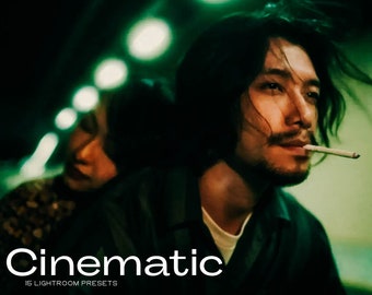 15 filmiska Lightroom-förinställningar för mobil och dator, filmiska porträttförinställningar, stämningsfull filmlook, indiefilmförinställningar, estetiskt Instagram-filter