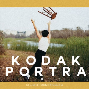 13 Kodak Portra 400 Mobile & Desktop Lightroom Presets, 35mm Film Look, Fuji 400 Preset, Portrait Analog Presets, Vsco Film, Grain Preset