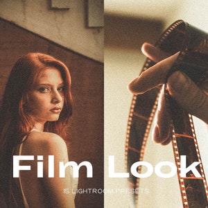 15 Film Look Mobile & Desktop Lightroom Presets, 35mm Film Retro Presets, Analog Grain Disposable Preset, 80s Preset, Fuji Film Preset
