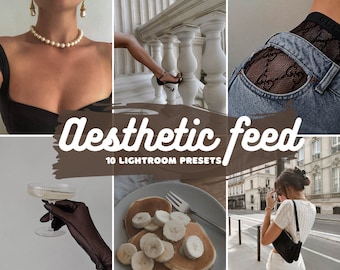 10 Aesthetic Lightroom Mobile and Desktop Presets | Instagram Aesthetic Feed | Natural Filter for Blogger | Instagram Influencer Preset