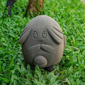 Poke mon Chan Sey Statue, 22 cm, Poke mon Figur, Poke mon Dekor, Geburtstagsgeschenk, Jubiläum Dekor, neue Wohnkultur, Stein Schnitzerei