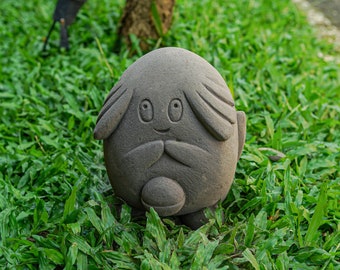 Poke mon Chan sey Statue, 9 cali / 22 cm, Poke mon Figurka, Poke mon Dekoracja, Prezent urodzinowy, Dekoracja rocznicowa, Nowy wystrój domu, Rzeźba kamienna
