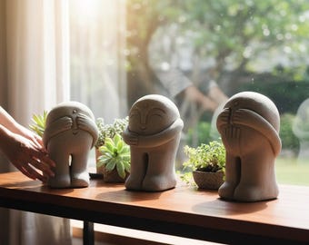 Jizo-standbeeld grappig Stune-beeld van 8 inch / 20 cm, Jizo-beeldje, Jizo Buddha, Boeddhabeeld, Boeddhabeeldje, Jizo Boeddha, Japanse Boeddha