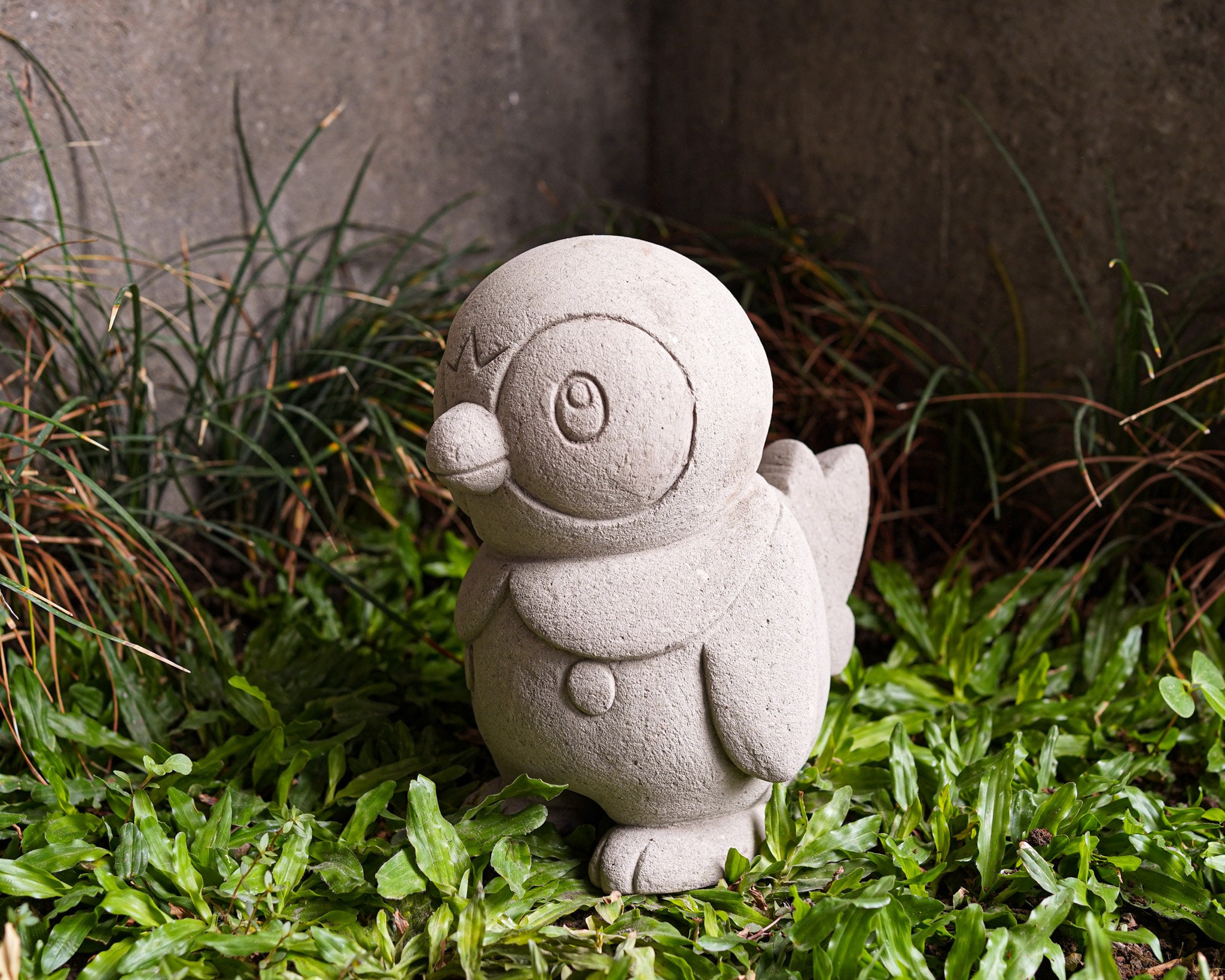 ポケモン ピップルプ 鳥の石像、石の置物、動物の像、室内装飾、庭の