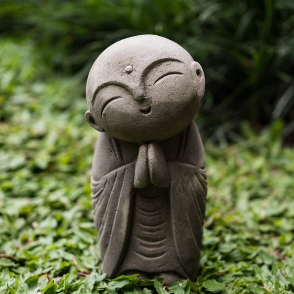 Jizo statue 9 inch / 22 cm Stune Statue, Jizo Figurine, Jizo Buddha, Buddha Statue, Buddha Figurine, Buddha Jizo, Zen Statue,Japanese Buddha