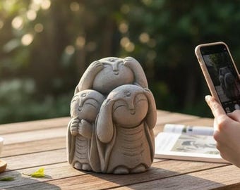 Jizo-boeddha 22 cm, jizo-boeddhabeeld, kamerdecoratie, huisdecoratie, tuindecoratie, verjaardagscadeau