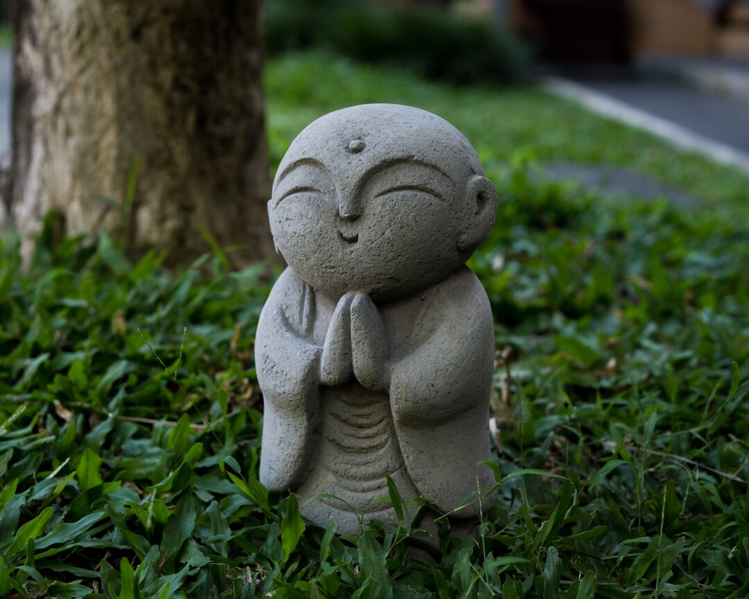 Jizo Statue 9 Inch / 22 Cm, Jizo Figurine, Japanese Buddha Jizo, Zen