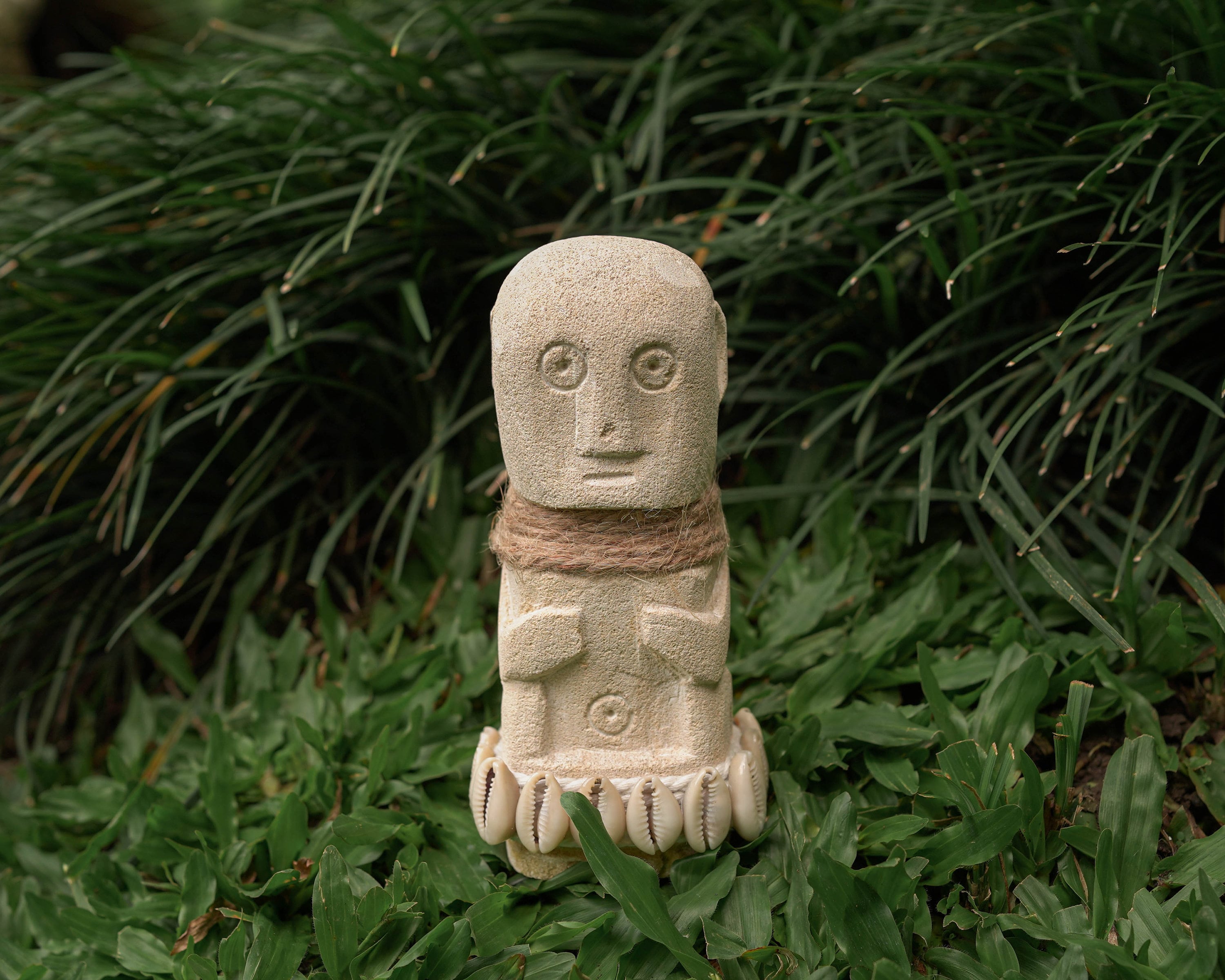 置物 Primitive Sculpture Primitive Stone Sculpture 5.8 Inch / 14 Cm, Totem Stone