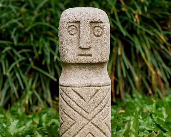 Primitive Statue 7 Inch / 18 Cm, Primitive Figurine, Outdoor Decor