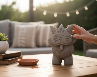 Stone Korok Statue 8 Inch / 20 Cm, Korok Decor, Room Decor, House