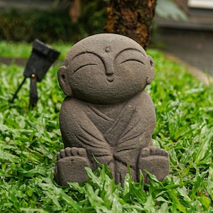 Jizo standbeeld 8,5 inch / 21 cm Stune standbeeld, Jizo beeldje, Jizo Boeddha, Boeddhabeeld, Boeddha beeldje, Boeddha Jizo, Zen standbeeld