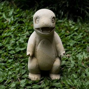 Poke mon Char mander 7 Inch / 18 cm, Poke mon Stune Carving, Poke mon Figurine, House Decor, Birthday Gift, Gift for Her, Gift For Him