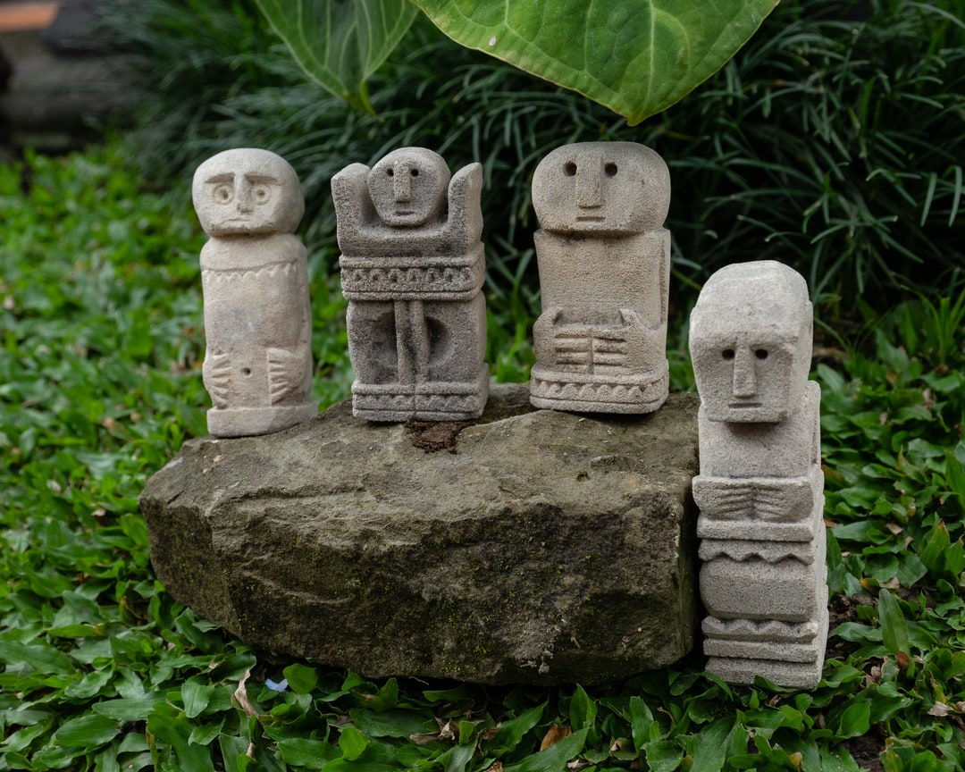 Primitive Statue, Stone, Sculpture, Hand Carved, Handmade, Carving